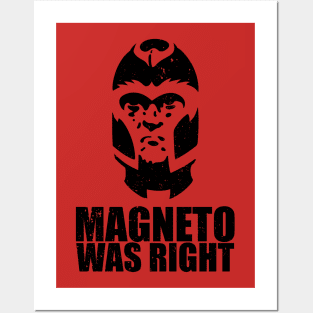 MAGNETO WAS RIGHT // Distressed Posters and Art